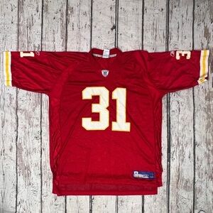 Priest Holmes Kansas City Chiefs Reebok NFL Football Sports Jersey